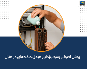 رسوب زدایی مبدل صفحه ای