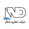 ND Monogram with Blue Waves and Persian Text